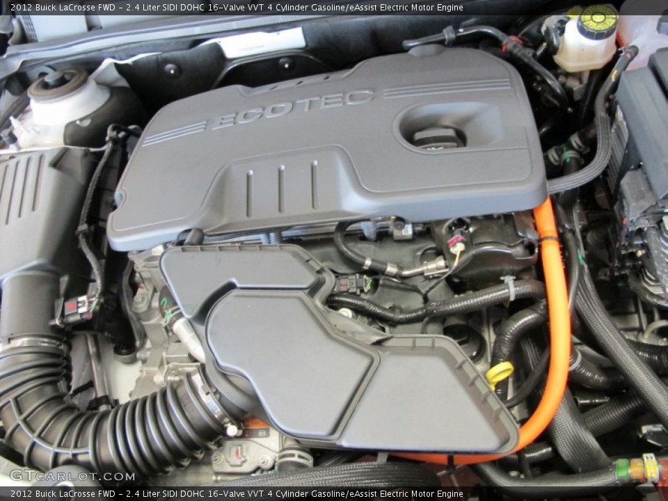 2.4 Liter SIDI DOHC 16-Valve VVT 4 Cylinder Gasoline/eAssist Electric Motor Engine for the 2012 Buick LaCrosse #62437939
