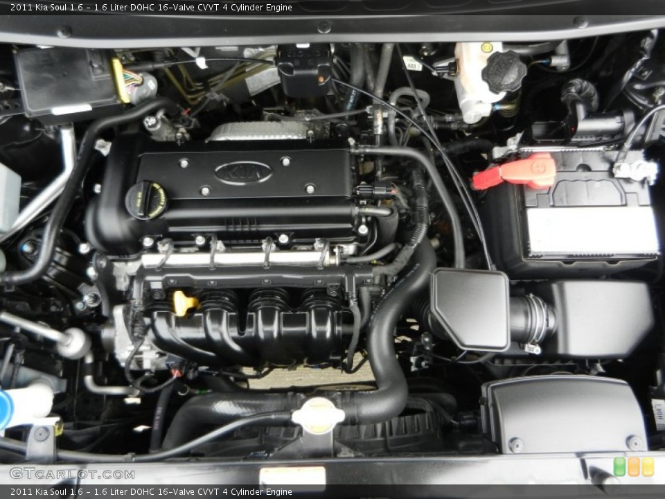 1.6 Liter DOHC 16-Valve CVVT 4 Cylinder Engine for the 2011 Kia Soul #62438185