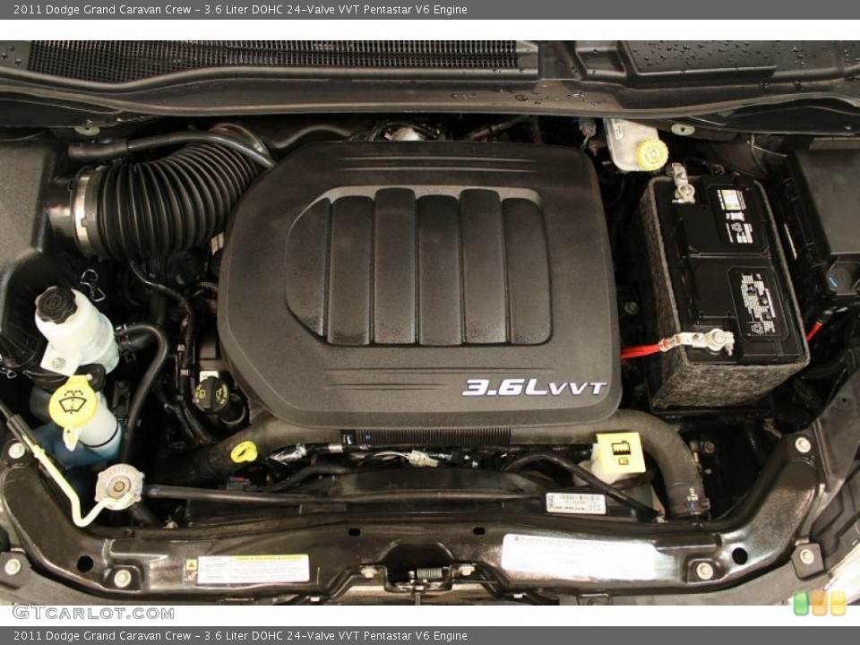 3.6 Liter DOHC 24-Valve VVT Pentastar V6 Engine for the 2011 Dodge Grand Caravan #62442785