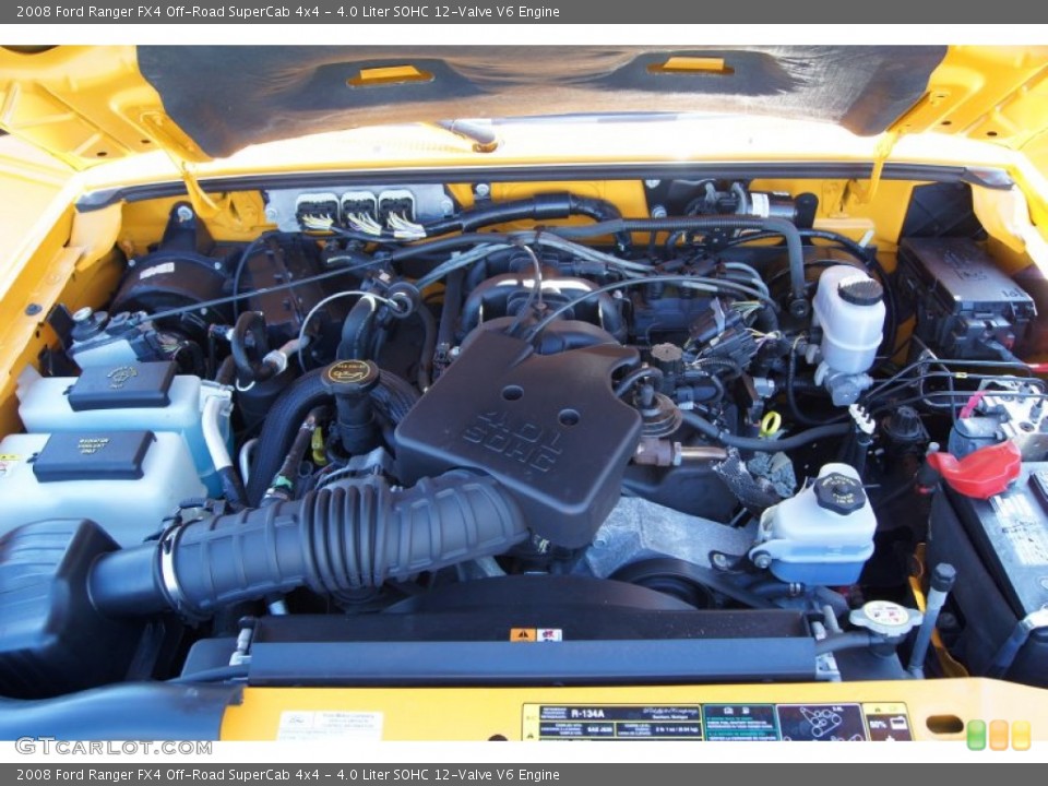 4.0 Liter SOHC 12-Valve V6 2008 Ford Ranger Engine