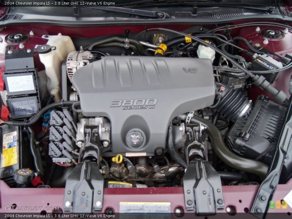 3.8 Liter OHV 12Valve V6 Engine for the 2004 Chevrolet Impala