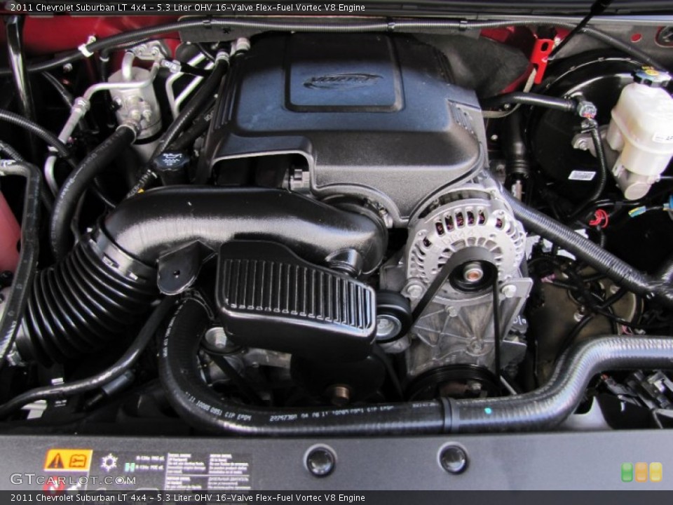 5.3 Liter OHV 16-Valve Flex-Fuel Vortec V8 Engine for the 2011 Chevrolet Suburban #62452768