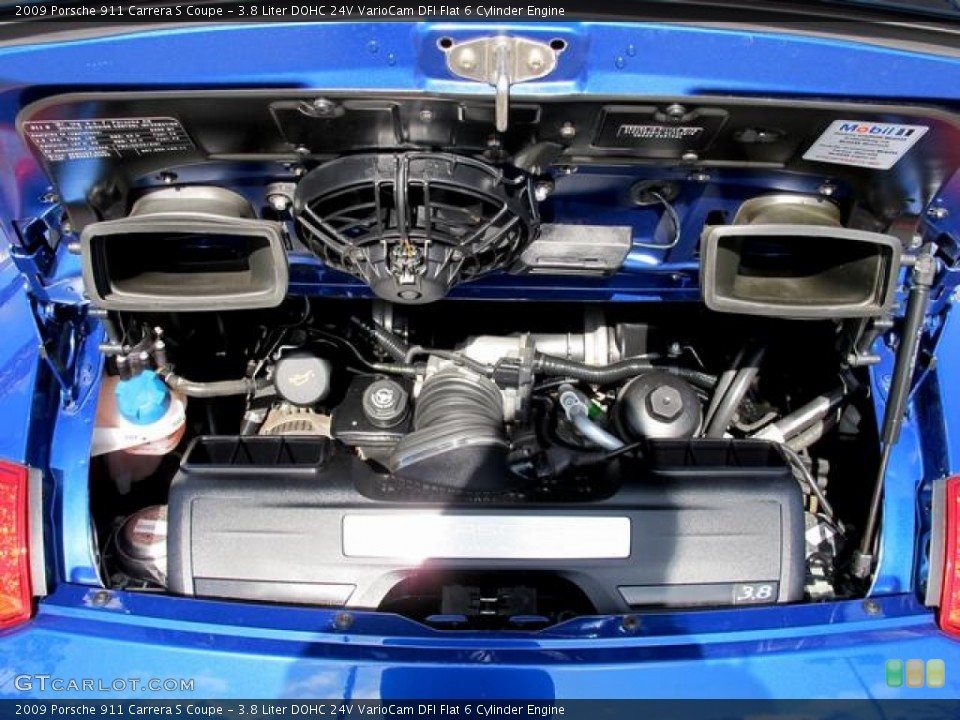3.8 Liter DOHC 24V VarioCam DFI Flat 6 Cylinder Engine for the 2009 Porsche 911 #62452837