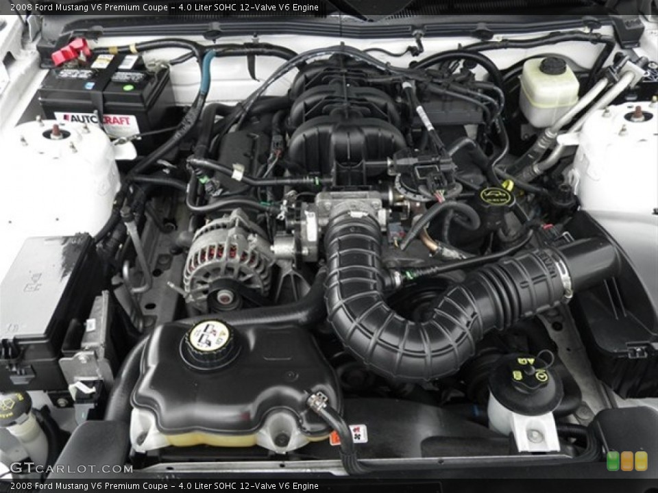 4.0 Liter SOHC 12-Valve V6 Engine for the 2008 Ford Mustang #62457643