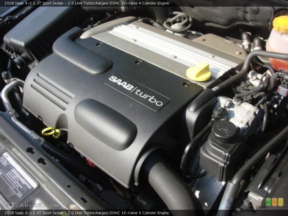 2.0 Liter Turbocharged DOHC 16-Valve 4 Cylinder Engine for the 2008 Saab 9-3 #62462188