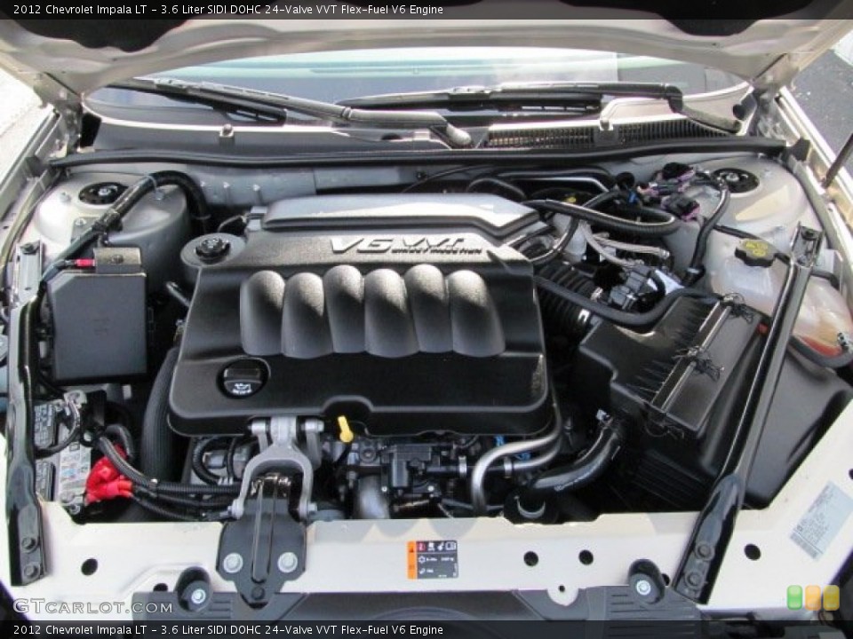 3.6 Liter SIDI DOHC 24-Valve VVT Flex-Fuel V6 Engine for the 2012 Chevrolet Impala #62468254