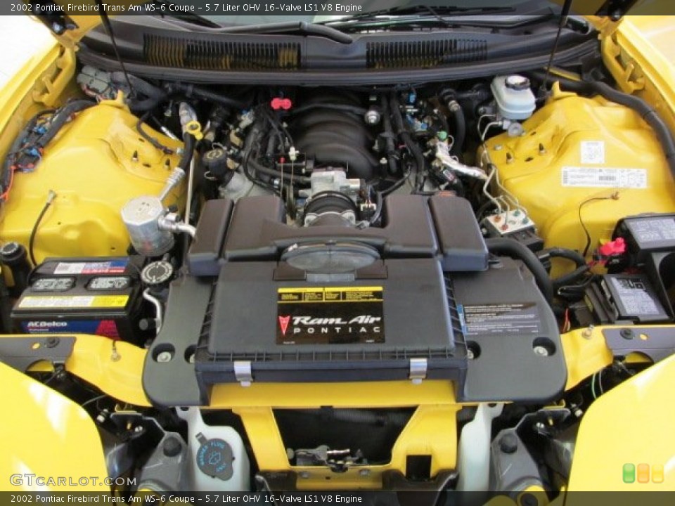 5.7 Liter OHV 16-Valve LS1 V8 Engine for the 2002 Pontiac Firebird #62469559