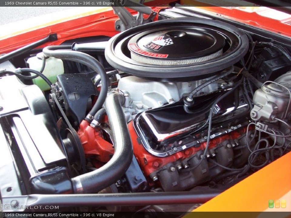 396 ci. V8 Engine for the 1969 Chevrolet Camaro #62480685