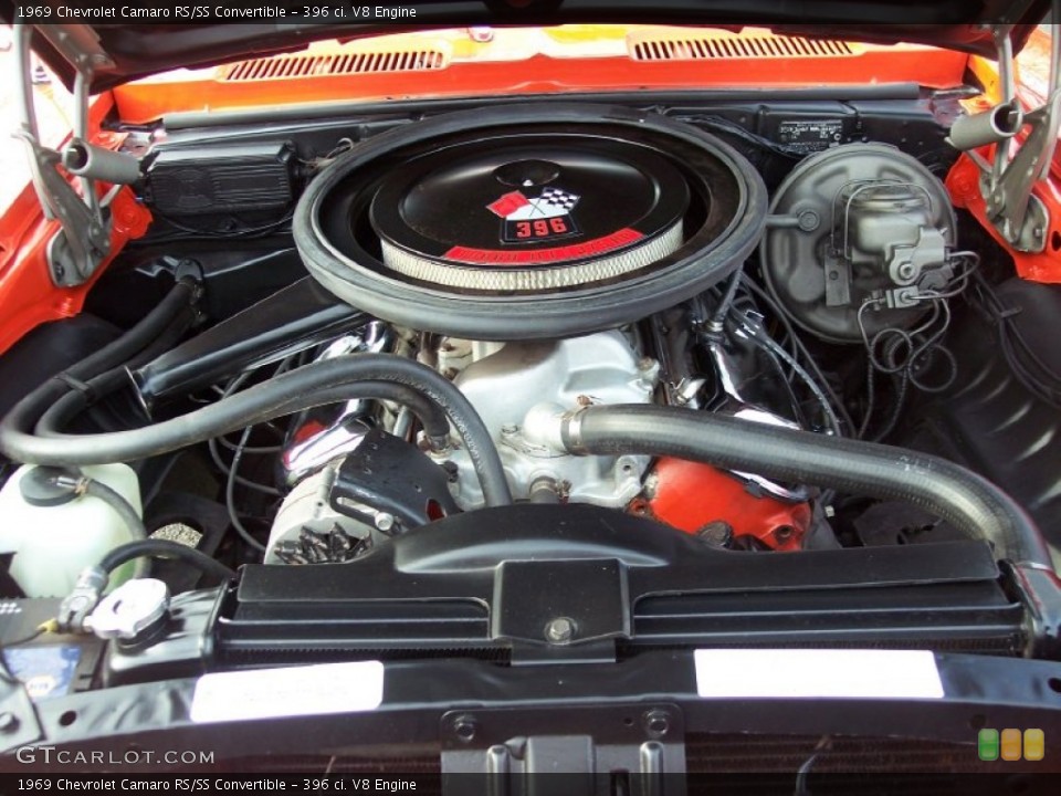 396 ci. V8 Engine for the 1969 Chevrolet Camaro #62480710