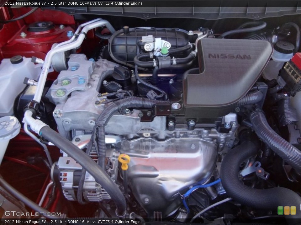 2.5 Liter DOHC 16-Valve CVTCS 4 Cylinder Engine for the 2012 Nissan Rogue #62486824