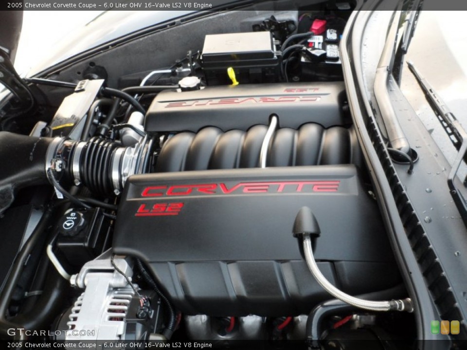 6.0 Liter OHV 16-Valve LS2 V8 Engine for the 2005 Chevrolet Corvette #62488948
