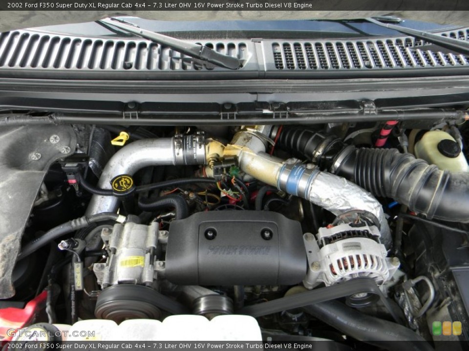 7.3 Liter OHV 16V Power Stroke Turbo Diesel V8 Engine for the 2002 Ford F350 Super Duty #62509068