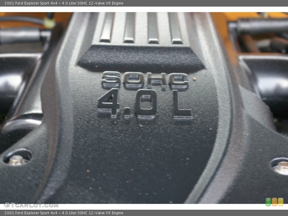 4.0 Liter SOHC 12-Valve V6 Engine for the 2001 Ford Explorer #62519629