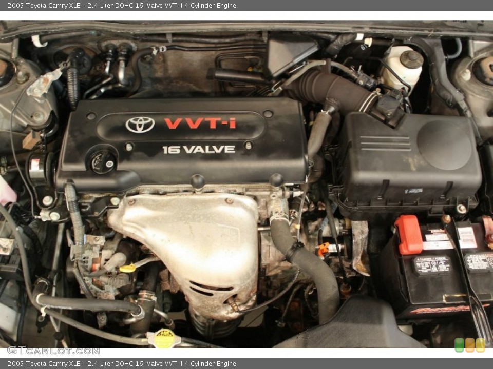 2.4 Liter DOHC 16-Valve VVT-i 4 Cylinder Engine for the 2005 Toyota Camry #62520751
