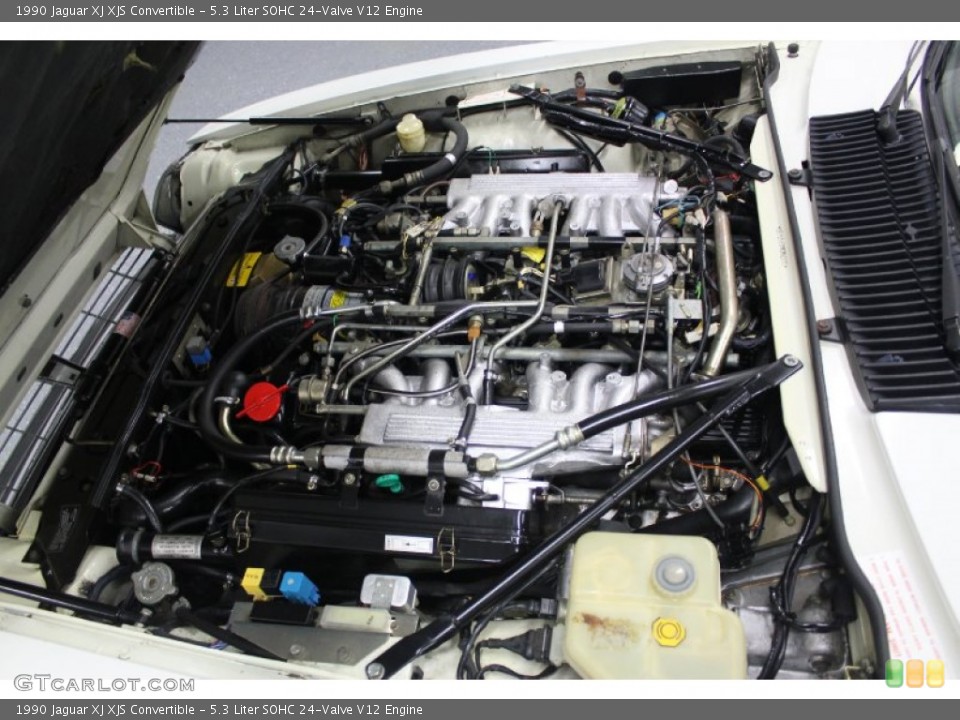 5.3 Liter SOHC 24-Valve V12 1990 Jaguar XJ Engine