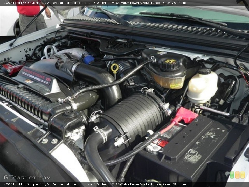 6.0 Liter OHV 32-Valve Power Stroke Turbo-Diesel V8 Engine for the 2007 Ford F550 Super Duty #62522716