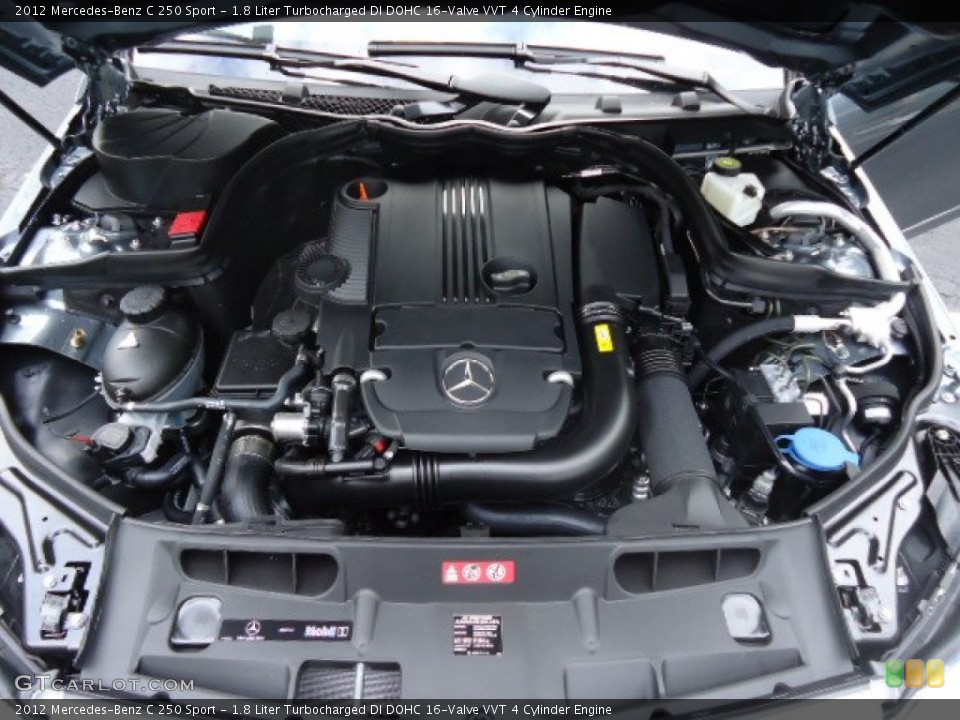 1.8 Liter Turbocharged DI DOHC 16-Valve VVT 4 Cylinder Engine for the 2012 Mercedes-Benz C #62527412