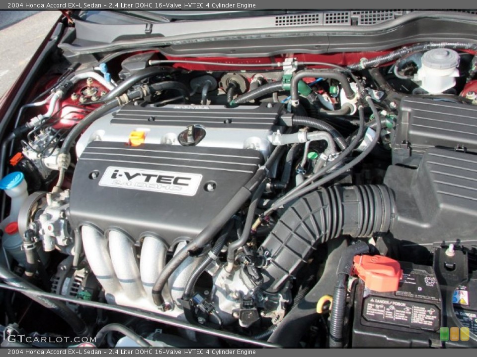 2.4 Liter DOHC 16-Valve i-VTEC 4 Cylinder Engine for the 2004 Honda Accord #62532844