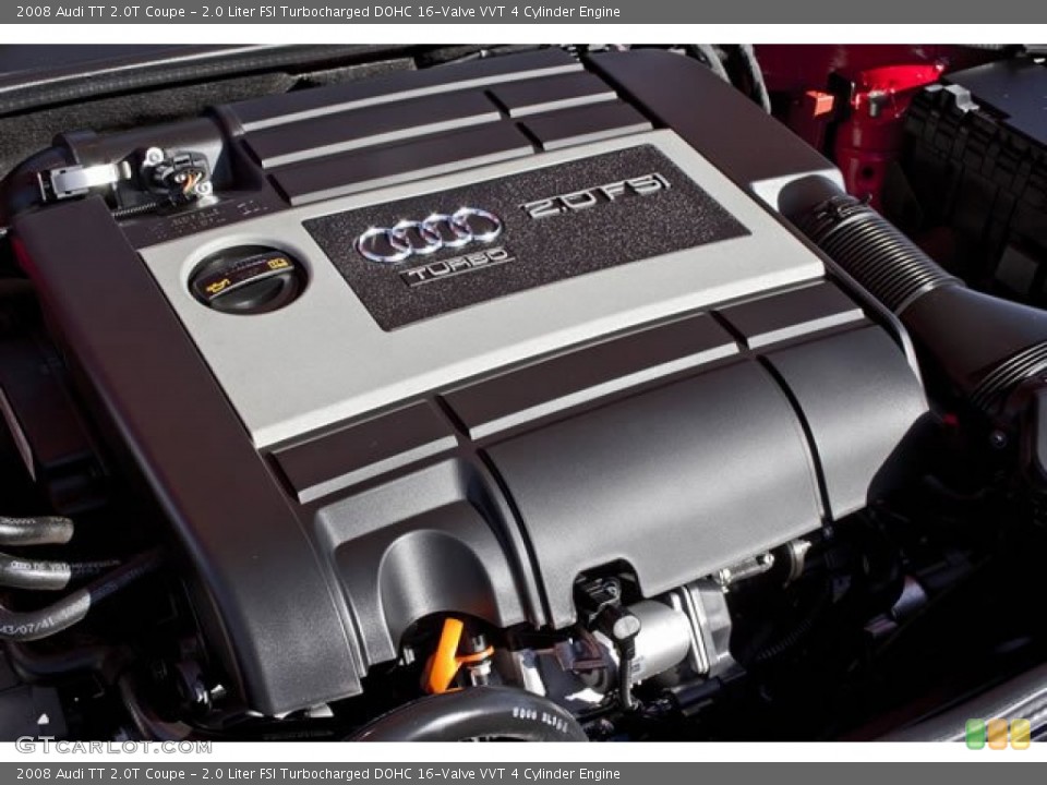 2.0 Liter FSI Turbocharged DOHC 16-Valve VVT 4 Cylinder Engine for the 2008 Audi TT #62541283