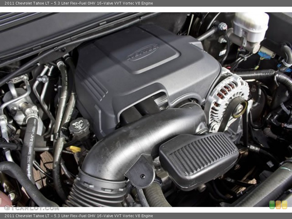 5.3 Liter Flex-Fuel OHV 16-Valve VVT Vortec V8 Engine for the 2011 Chevrolet Tahoe #62542018