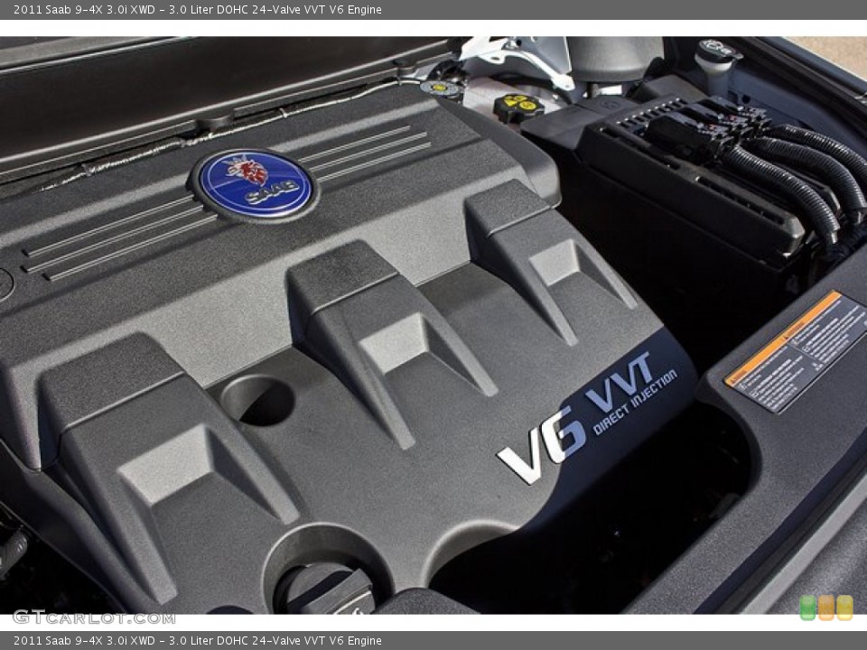 3.0 Liter DOHC 24-Valve VVT V6 Engine for the 2011 Saab 9-4X #62544310