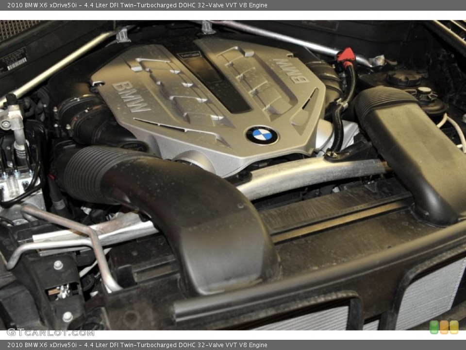 4.4 Liter DFI Twin-Turbocharged DOHC 32-Valve VVT V8 Engine for the 2010 BMW X6 #62544748
