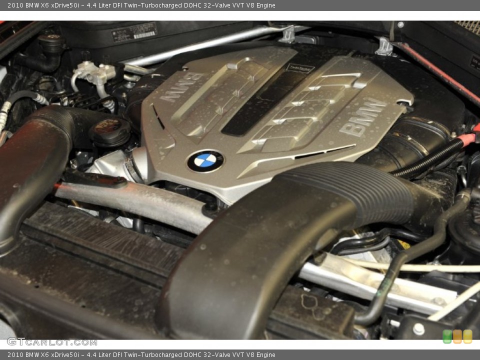 4.4 Liter DFI Twin-Turbocharged DOHC 32-Valve VVT V8 Engine for the 2010 BMW X6 #62544758
