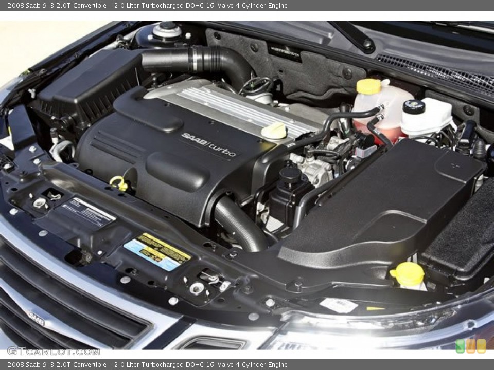 2.0 Liter Turbocharged DOHC 16-Valve 4 Cylinder Engine for the 2008 Saab 9-3 #62546658