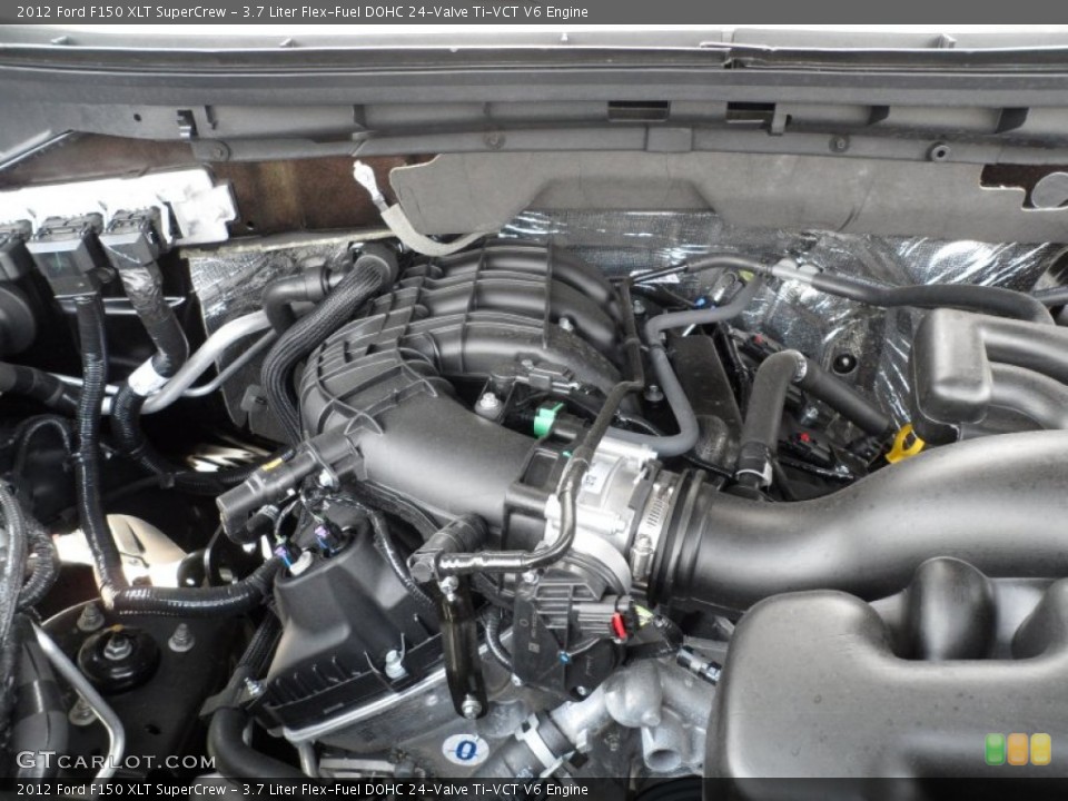 3.7 Liter Flex-Fuel DOHC 24-Valve Ti-VCT V6 Engine for the 2012 Ford F150 #62573215