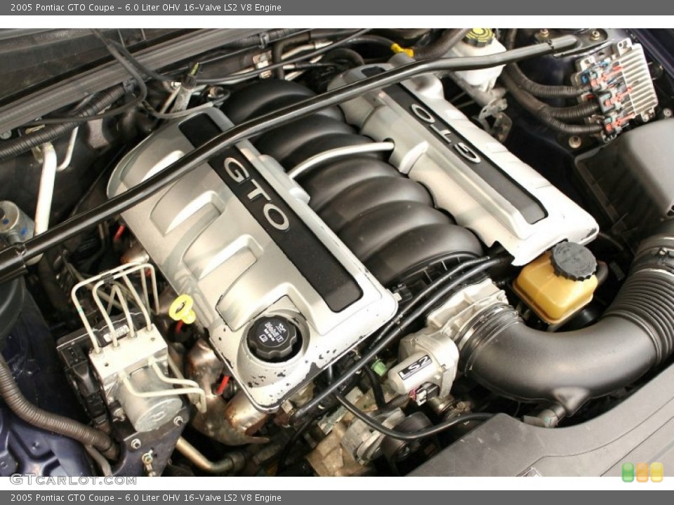 6.0 Liter OHV 16-Valve LS2 V8 Engine for the 2005 Pontiac GTO #62582957