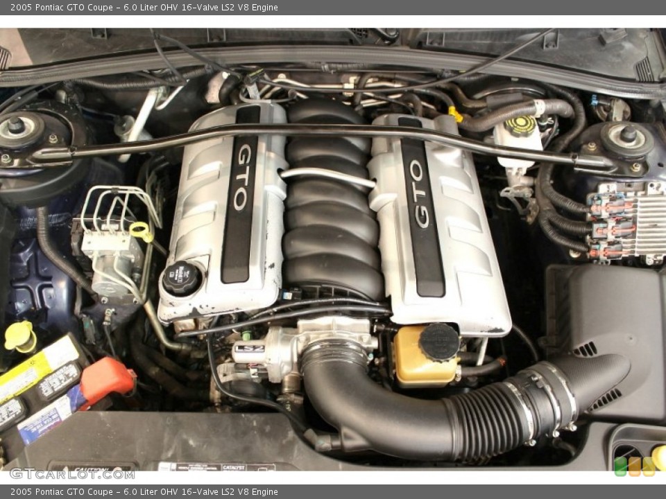 6.0 Liter OHV 16-Valve LS2 V8 Engine for the 2005 Pontiac GTO #62582966