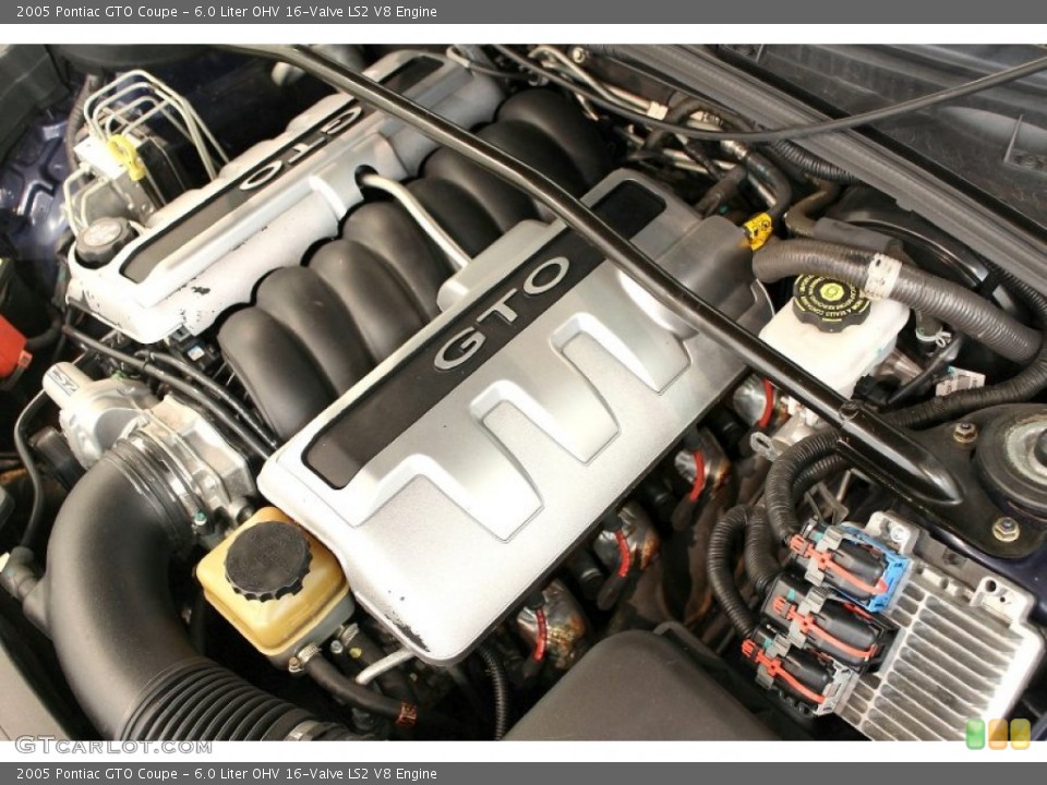 6.0 Liter OHV 16-Valve LS2 V8 Engine for the 2005 Pontiac GTO #62582975