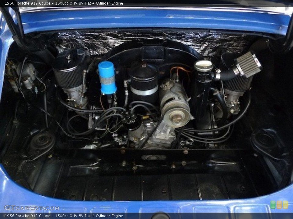 1600cc OHV 8V Flat 4 Cylinder Engine for the 1966 Porsche 912 #62590080