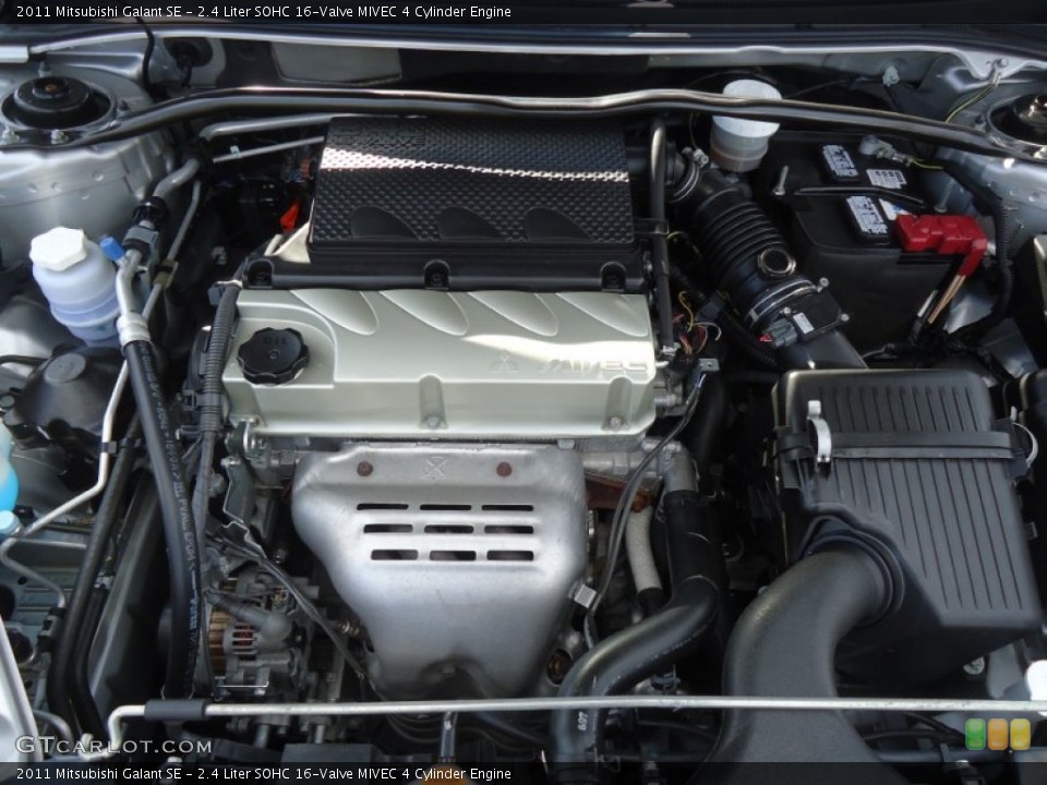 2.4 Liter SOHC 16-Valve MIVEC 4 Cylinder Engine for the 2011 Mitsubishi Galant #62597093