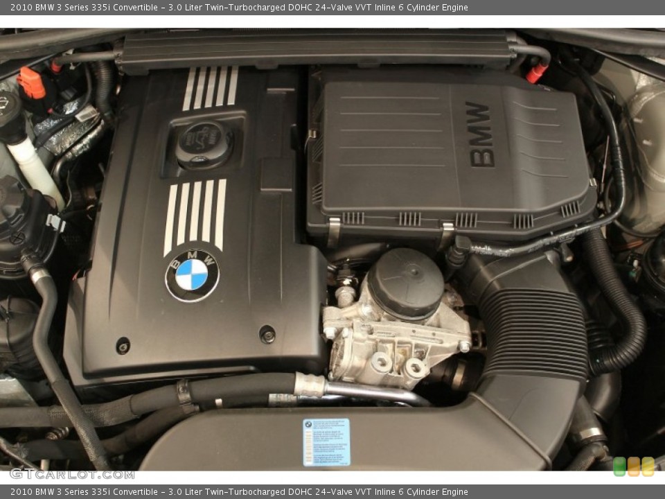 3.0 Liter Twin-Turbocharged DOHC 24-Valve VVT Inline 6 Cylinder Engine for the 2010 BMW 3 Series #62598350