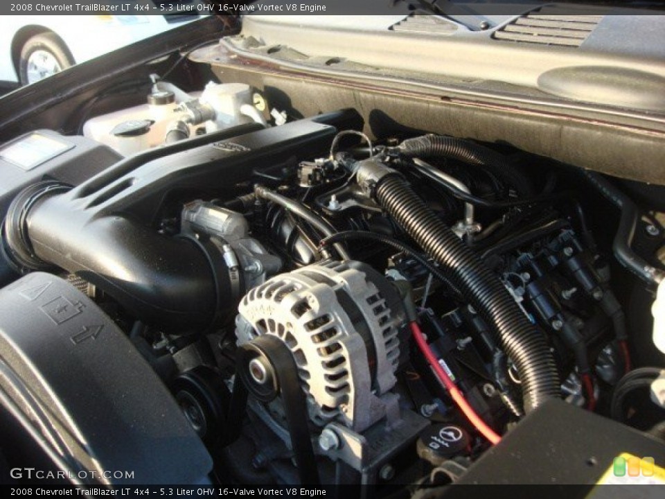 5.3 Liter OHV 16-Valve Vortec V8 Engine for the 2008 Chevrolet TrailBlazer #62599011