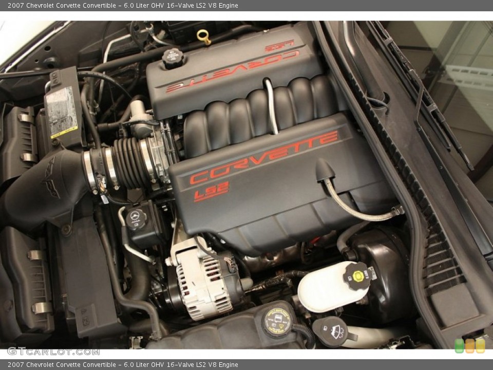 6.0 Liter OHV 16-Valve LS2 V8 Engine for the 2007 Chevrolet Corvette #62599514
