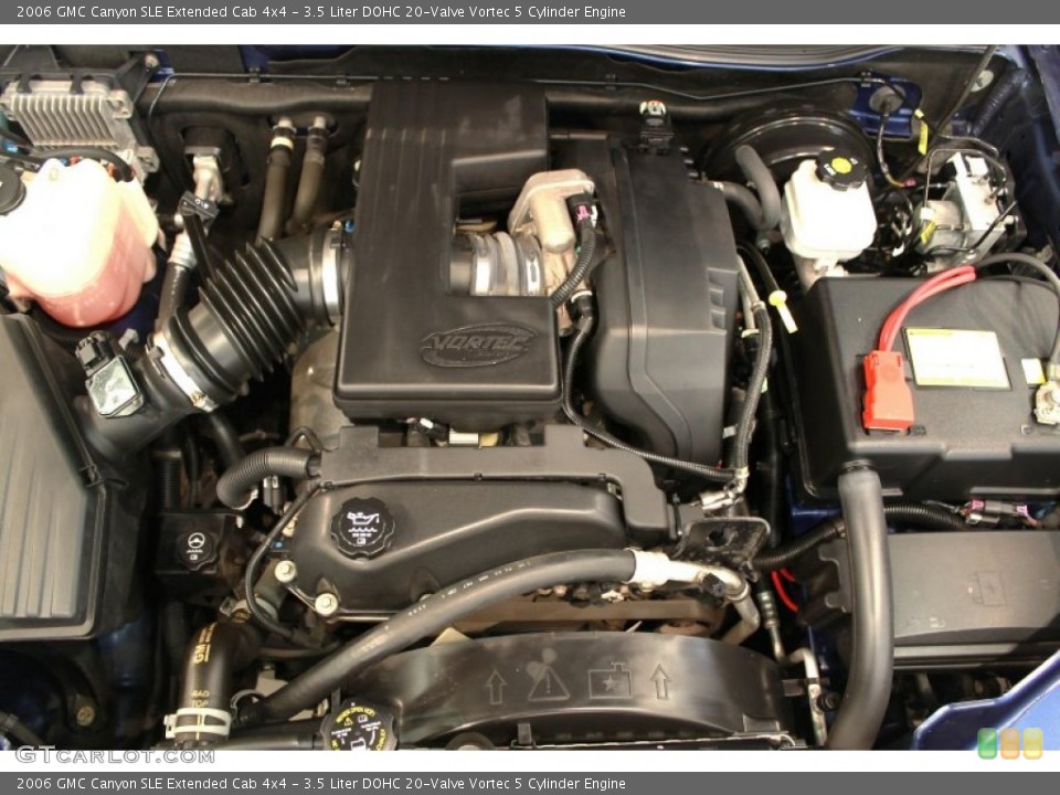 3.5 Liter DOHC 20-Valve Vortec 5 Cylinder Engine for the 2006 GMC Canyon #62600087