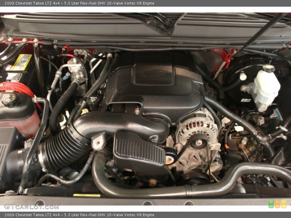 5.3 Liter Flex-Fuel OHV 16-Valve Vortec V8 Engine for the 2009 Chevrolet Tahoe #62600435