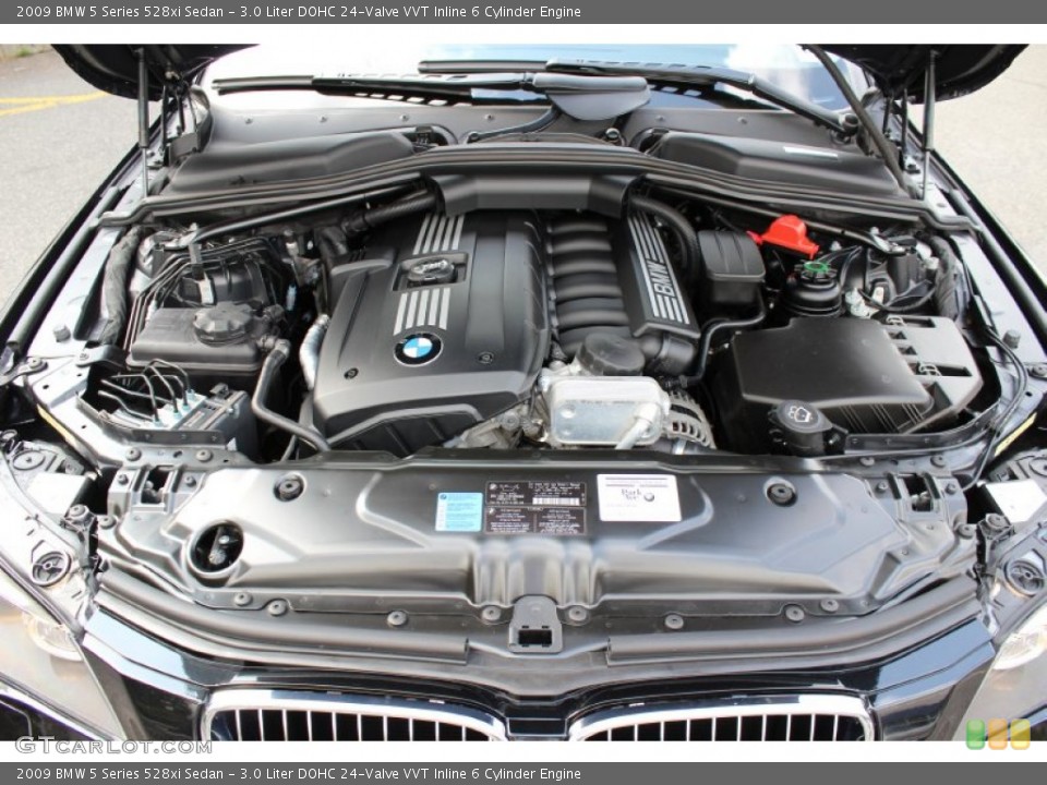 3.0 Liter DOHC 24-Valve VVT Inline 6 Cylinder Engine for the 2009 BMW 5 Series #62606627