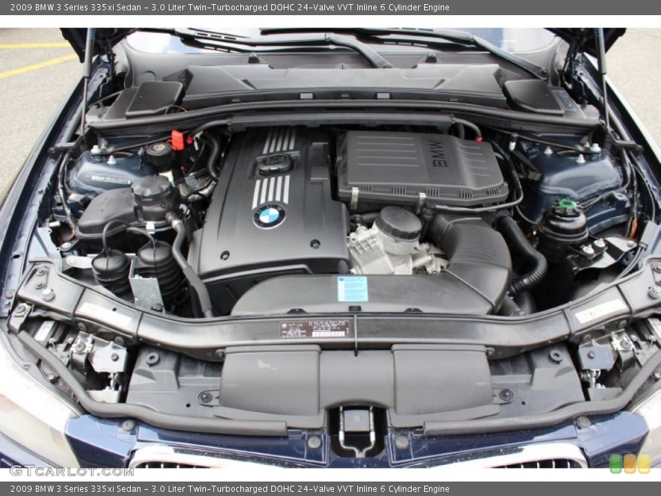 3.0 Liter Twin-Turbocharged DOHC 24-Valve VVT Inline 6 Cylinder Engine for the 2009 BMW 3 Series #62607863