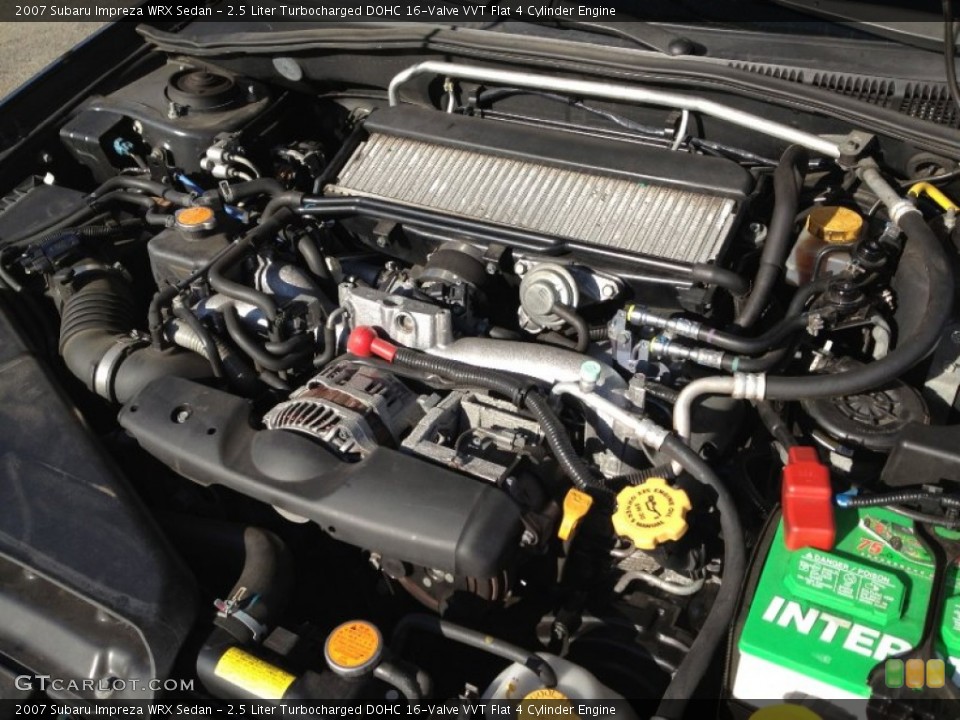 2.5 Liter Turbocharged DOHC 16-Valve VVT Flat 4 Cylinder Engine for the 2007 Subaru Impreza #62608877