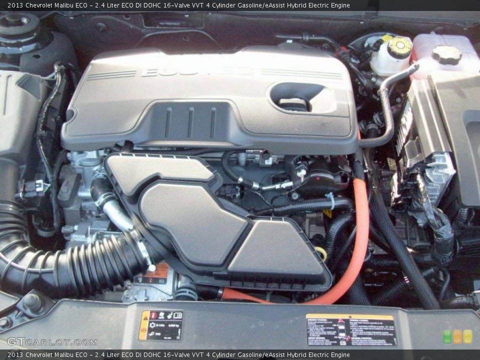 2.4 Liter ECO DI DOHC 16-Valve VVT 4 Cylinder Gasoline/eAssist Hybrid Electric Engine for the 2013 Chevrolet Malibu #62615250
