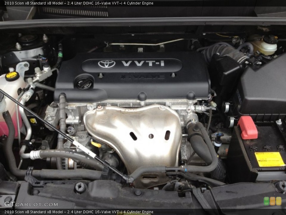 2.4 Liter DOHC 16-Valve VVT-i 4 Cylinder Engine for the 2010 Scion xB #62633351