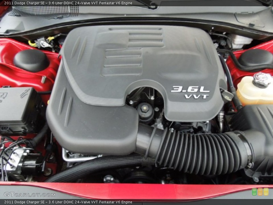 3.6 Liter DOHC 24-Valve VVT Pentastar V6 Engine for the 2011 Dodge Charger #62652682