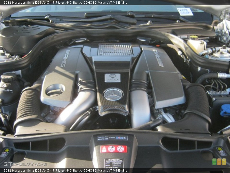 5.5 Liter AMG Biturbo DOHC 32-Valve VVT V8 Engine for the 2012 Mercedes-Benz E #62654978