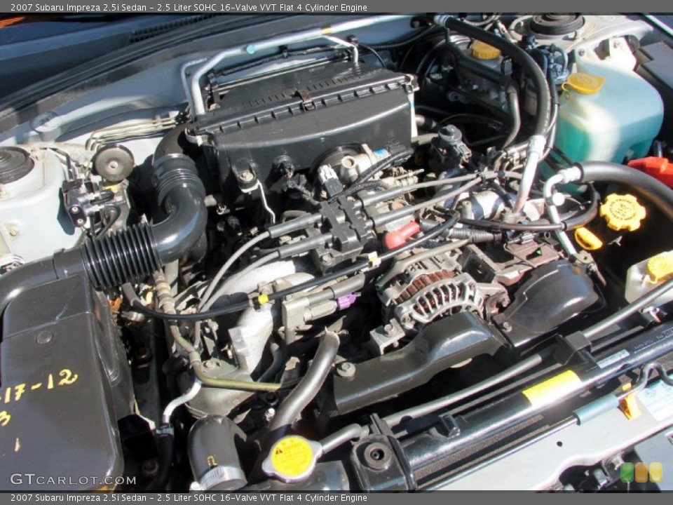 2.5 Liter SOHC 16-Valve VVT Flat 4 Cylinder Engine for the 2007 Subaru Impreza #62656645