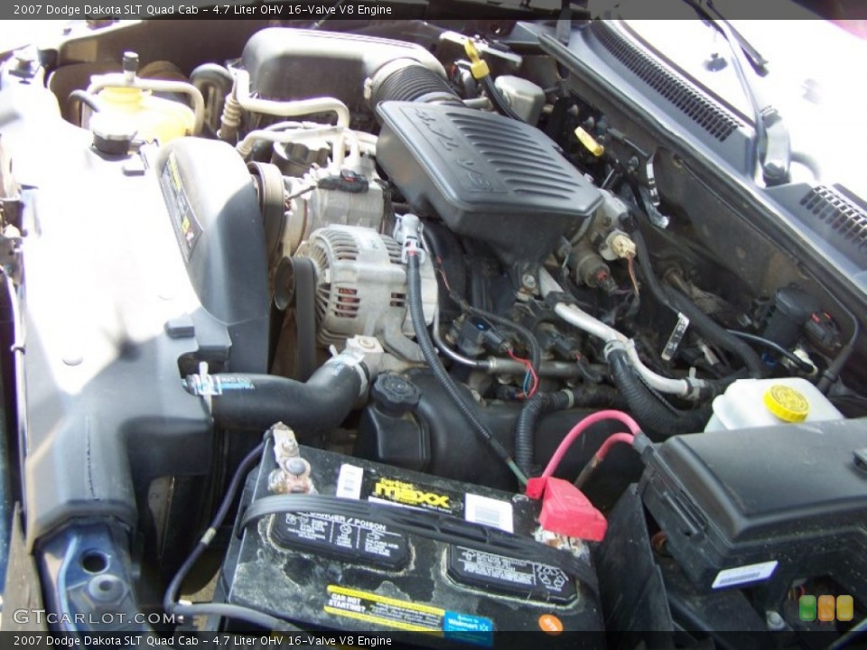 4.7 Liter OHV 16-Valve V8 Engine for the 2007 Dodge Dakota #62657272