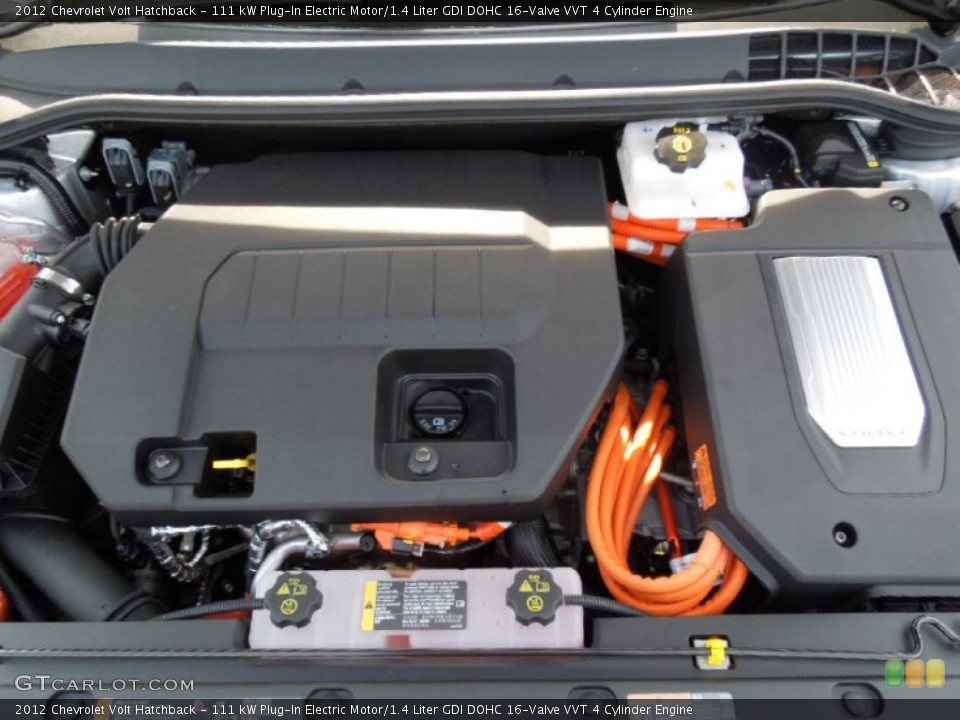 111 kW Plug-In Electric Motor/1.4 Liter GDI DOHC 16-Valve VVT 4 Cylinder Engine for the 2012 Chevrolet Volt #62659077