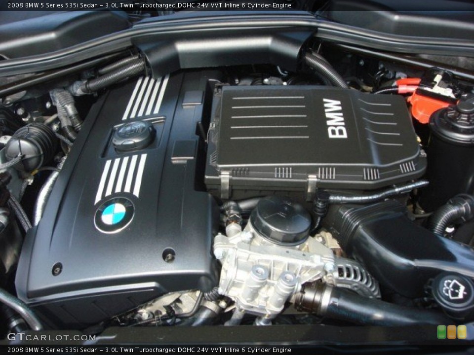 3.0L Twin Turbocharged DOHC 24V VVT Inline 6 Cylinder Engine for the 2008 BMW 5 Series #62667887